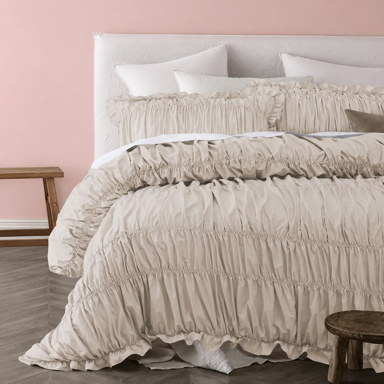 Cotton Ruffle Bet Set