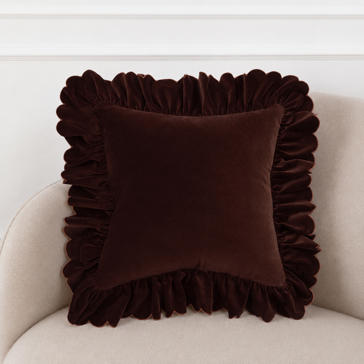 Ruffle Pillow