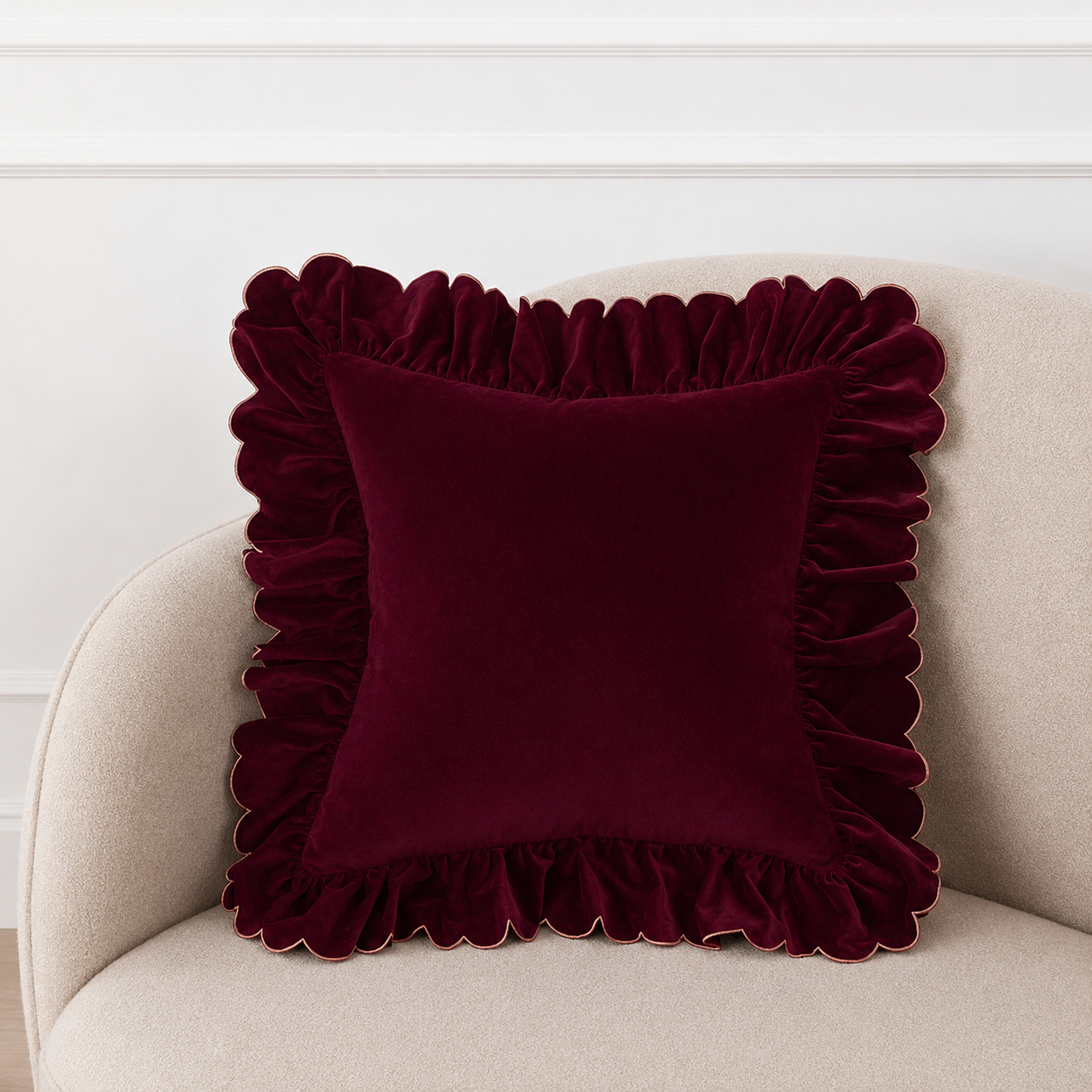 Ruffle Pillow