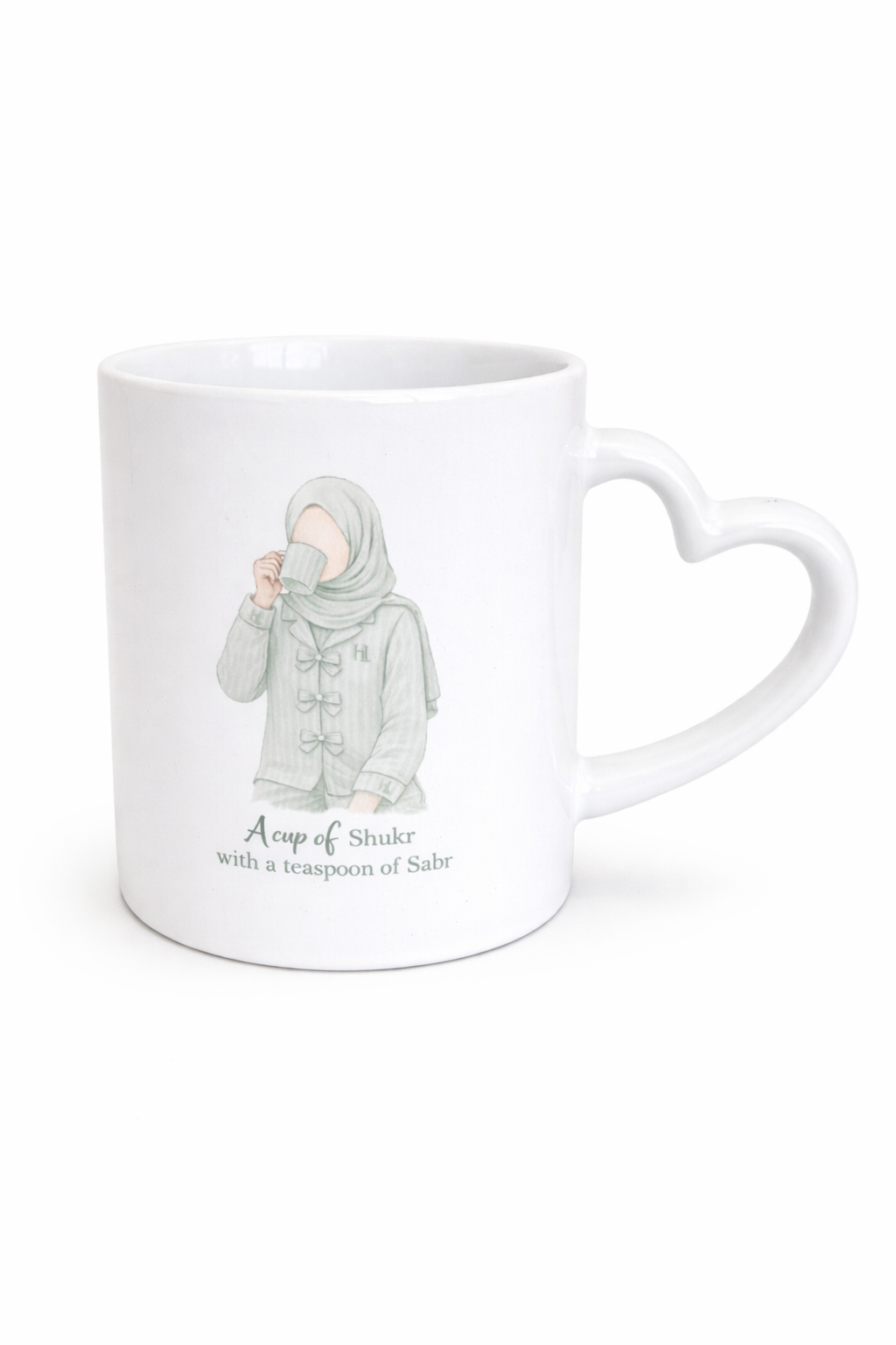 Shukr Mug - Heart Handle